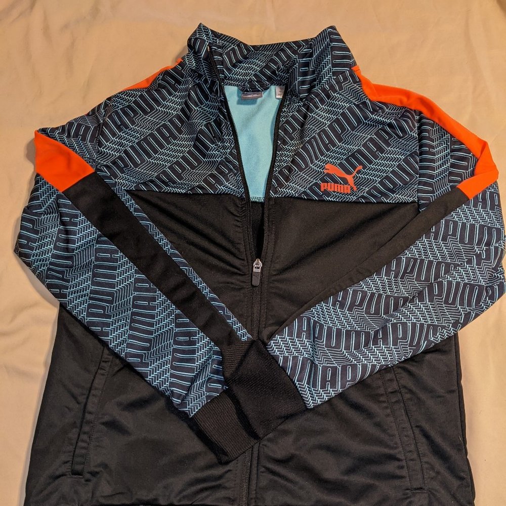 PUMA Boys Full Zip Warm-up Jacket